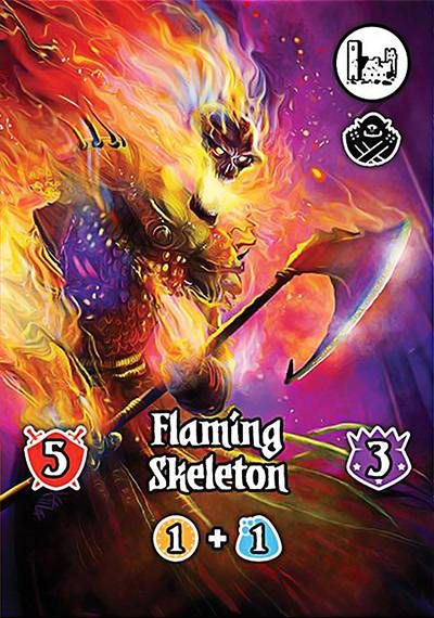 Flaming Skeleton